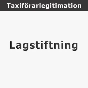 Yrkestrafik Taxi lagstiftning