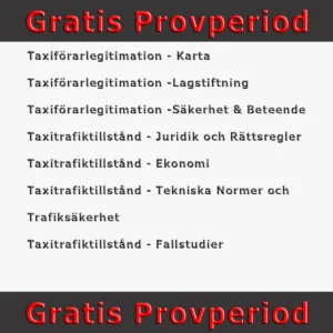 Yrkestrafik Taxi Gratis Provperiod